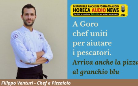 A Goro chef uniti per aiutare i pescatori. Arriva anche la pizza al granchio blu