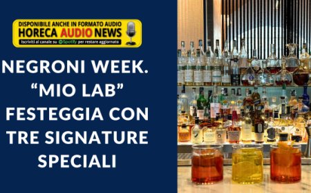 Negroni Week. Mio Lab festeggia con tre signature speciali