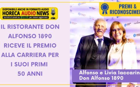 Il ristorante Don Alfonso 1890 riceve il premio alla carriera per i suoi primi 50 anni