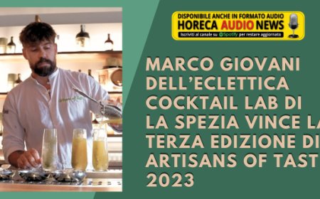 Marco Giovani dell’Eclettica Cocktail Lab di La Spezia vince la terza edizione di Artisans of Taste 2023