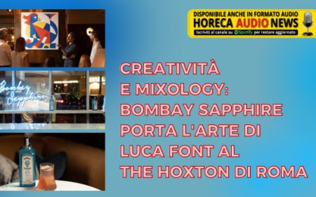 Creatività e mixology: Bombay Sapphire porta l'arte di Luca Font al The Hoxton di Roma