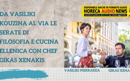 Da Vasiliki Kouzina al via le serate di filosofia e cucina ellenica con chef Gikas Xenakis