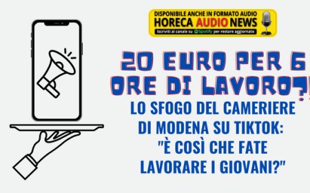 20 euro per 6 ore di lavoro?! Lo sfogo del cameriere di Modena su Tiktok: "È così che fate lavorare i giovani?"