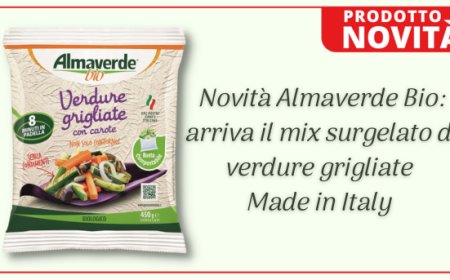 Novità Almaverde Bio: arriva il mix surgelato di verdure grigliate Made in Italy