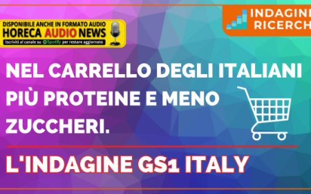 Nel carrello degli italiani più proteine e meno zuccheri. L'indagine GS1 Italy