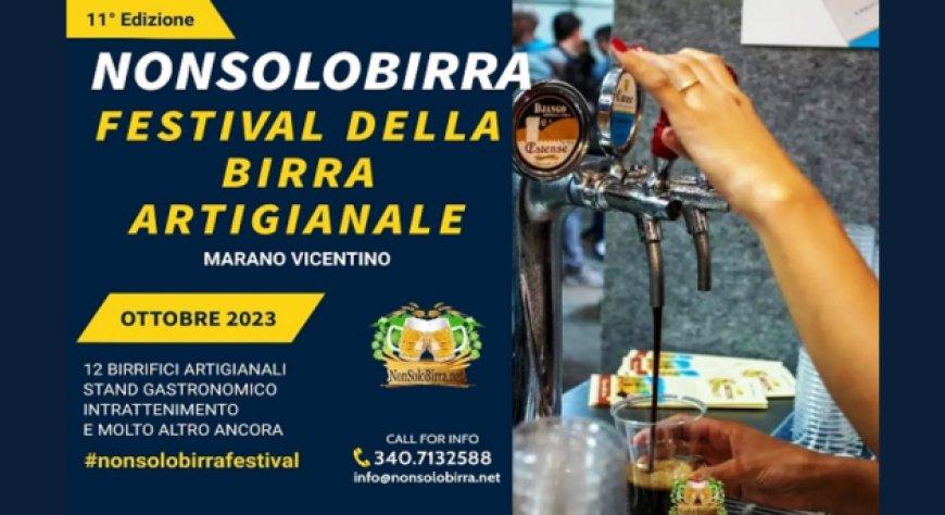 Dal 27 al 29 ottobre 2023 - Marano Vicentino (VI) - NonsoloBirra Festival