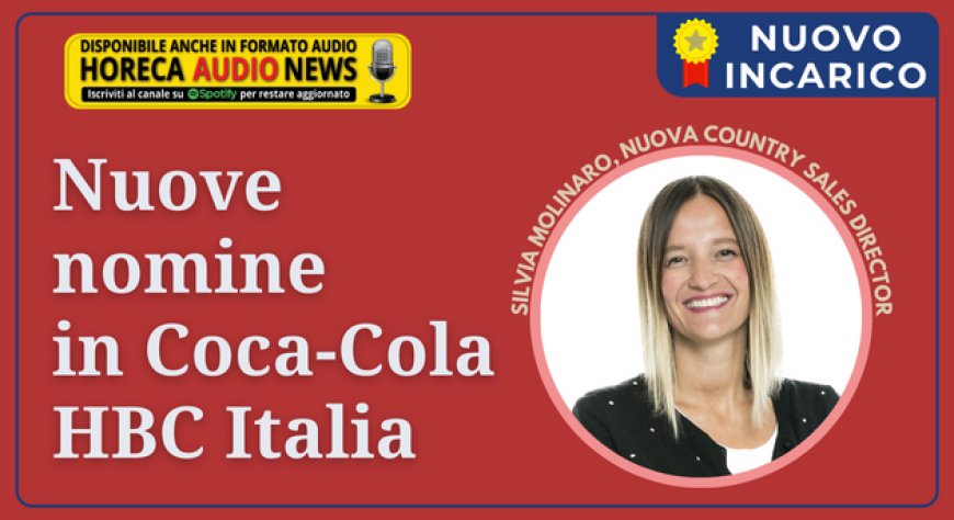 Nuove nomine in Coca-Cola HBC Italia