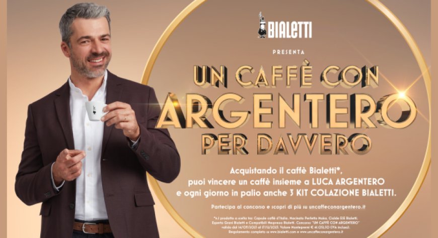 Bialetti presenta il concorso "Un caffè con Argentero"