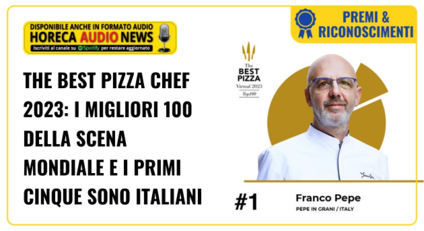 The Best Pizza Chef 2023: i migliori 100 della scena mondiale e i primi cinque sono italiani