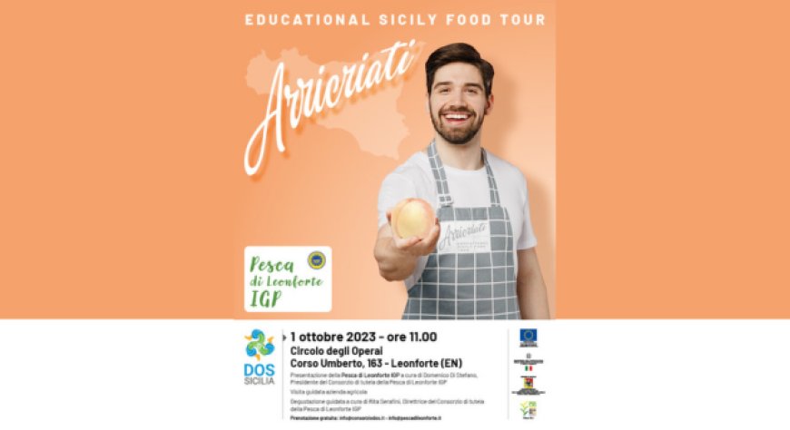 la Pesca di Leonforte IGP protagonista dell'Educational Sicily Food Tour