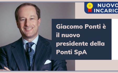 Giacomo Ponti è il nuovo presidente della Ponti SpA