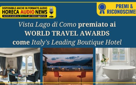 Vista Lago di Como premiato ai World Travel Awards come Italy's Leading Boutique Hotel