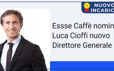 Essse Caffè nomina Luca Cioffi nuovo Direttore Generale