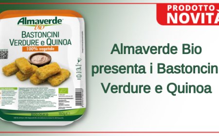 Almaverde Bio presenta i Bastoncini Verdure e Quinoa