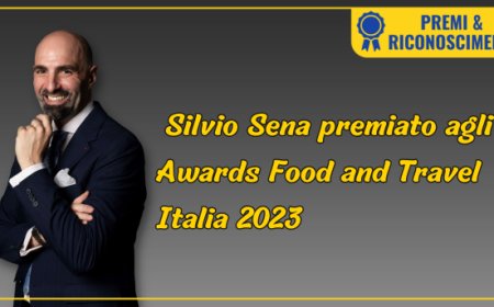 Silvio Sena premiato agli Awards Food and Travel Italia 2023