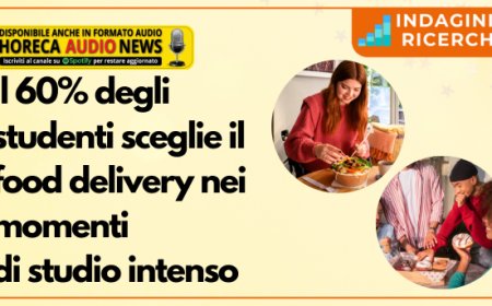 Il 60% degli studenti sceglie il food delivery nei momenti di studio intenso