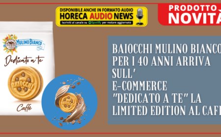 Baiocchi Mulino Bianco. Per i 40 anni arriva sull'e-commerce "Dedicato a Te" la limited edition al caffè