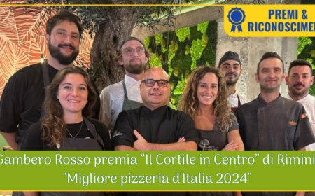 Gambero Rosso premia "Il Cortile in Centro" di Rimini: "Migliore pizzeria d'Italia 2024"