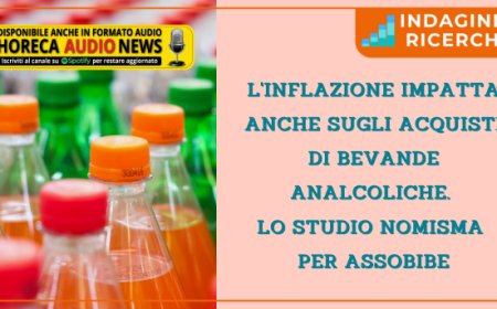 L'inflazione impatta anche sugli acquisti di bevande analcoliche. Lo studio Nomisma per Assobibe