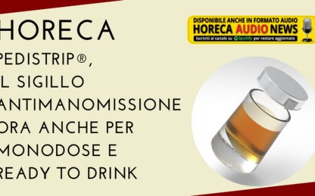 Horeca. Pedistrip®, il sigillo antimanomissione ora anche per monodose e Ready to Drink