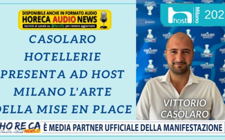 Casolaro Hotellerie presenta ad Host Milano l'arte della mise en place