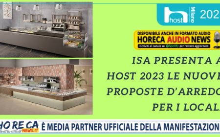 ISA presenta a Host 2023 le nuove proposte d’arredo per i locali