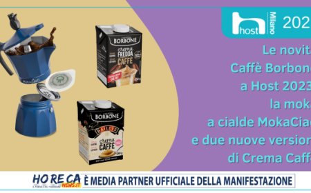 Le novità Caffè Borbone a Host 2023: la moka a cialde MokaCiao e due nuove versioni di Crema Caffè