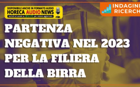 Partenza negativa nel 2023 per la filiera della birra