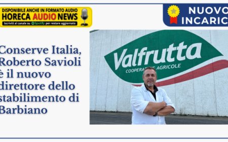 Conserve Italia, Roberto Savioli è il nuovo direttore dello stabilimento di Barbiano