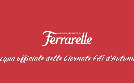 Ferrarelle acqua ufficiale delle Giornate FAI d’Autunno