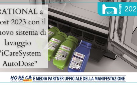 RATIONAL a Host 2023 con il nuovo sistema di lavaggio  "iCareSystem AutoDose"