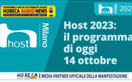 Host 2023: il programma di oggi 14 ottobre