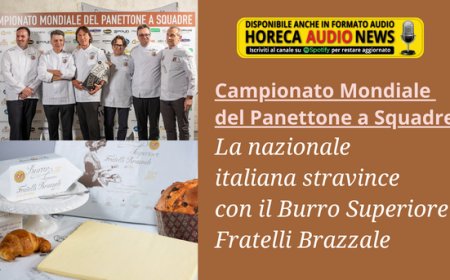 Campionato Mondiale del Panettone a Squadre. La nazionale italiana stravince con il Burro Superiore Fratelli Brazzale
