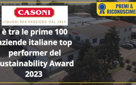 Casoni è tra le prime 100 aziende italiane top performer del Sustainability Award 2023 