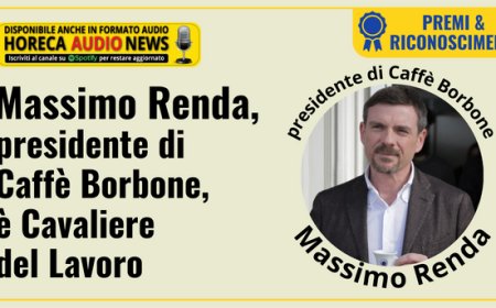 Massimo Renda, presidente di Caffè Borbone, è Cavaliere del Lavoro