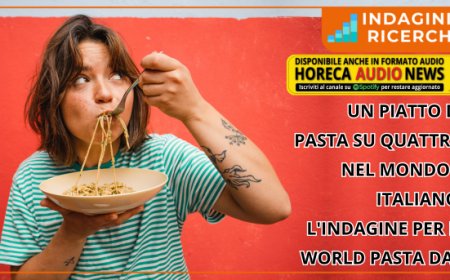 Un piatto di pasta su quattro nel mondo è italiano. L'indagine per il World Pasta Day
