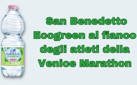 San Benedetto Ecogreen al fianco degli atleti della Venice Marathon