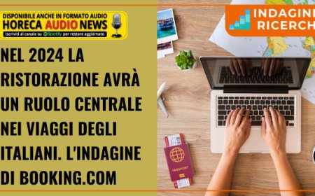 Nel 2024 la ristorazione avrà un ruolo centrale nei viaggi degli italiani. L'indagine di Booking.com