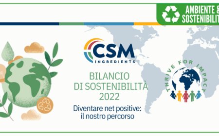 CSM Ingredients: pubblicato secondo Report di Sostenibilità