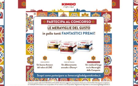 Kimbo, concorso "Le Meraviglie del Gusto”: in palio un viaggio in Campania