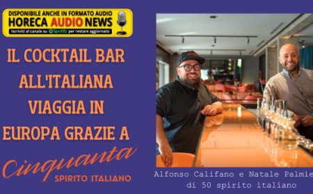 Il cocktail bar all'italiana viaggia in Europa grazie a Cinquanta - Spirito Italiano