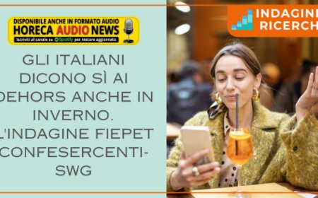 Gli italiani dicono sì ai dehors anche in inverno. L'indagine Fiepet Confesercenti-SWG