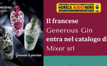 Il francese Generous Gin entra nel catalogo di Mixer srl