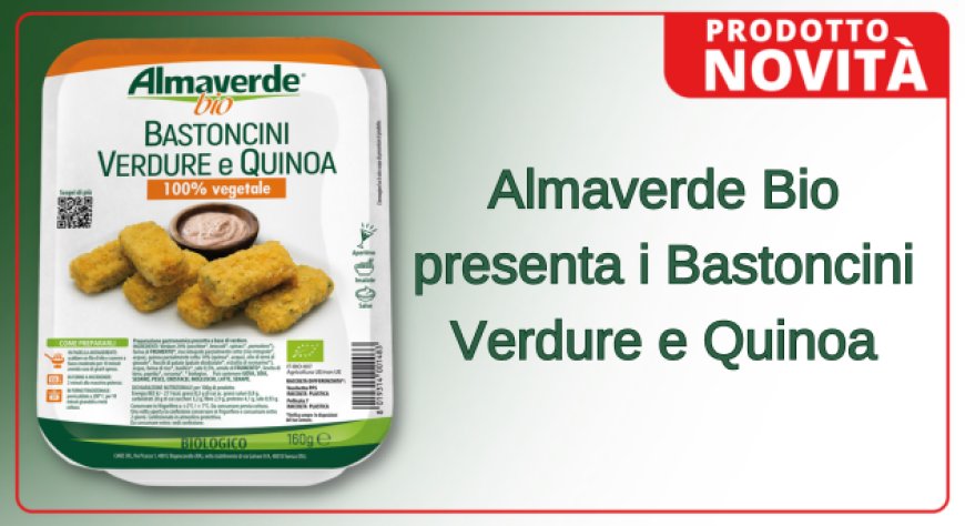 Almaverde Bio presenta i Bastoncini Verdure e Quinoa