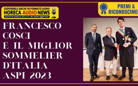 Francesco Cosci è il Miglior Sommelier d’Italia Aspi 2023