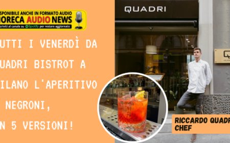 Tutti i venerdì da Quadri Bistrot a Milano l'aperitivo è Negroni, in 5 versioni!