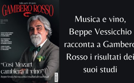 Musica e vino, Beppe Vessicchio racconta a Gambero Rosso i risultati dei suoi studi