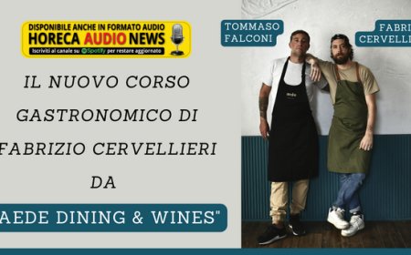 Il nuovo corso gastronomico di Fabrizio Cervellieri da "Aede Dining & Wines"