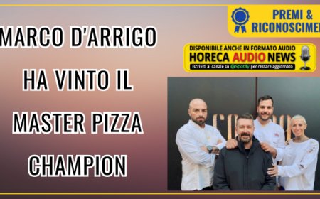 Marco D'Arrigo ha vinto il Master Pizza Champion