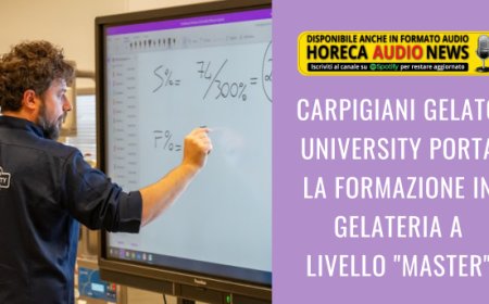 Carpigiani Gelato University porta la formazione in gelateria a livello "master"